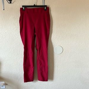 Red slacks